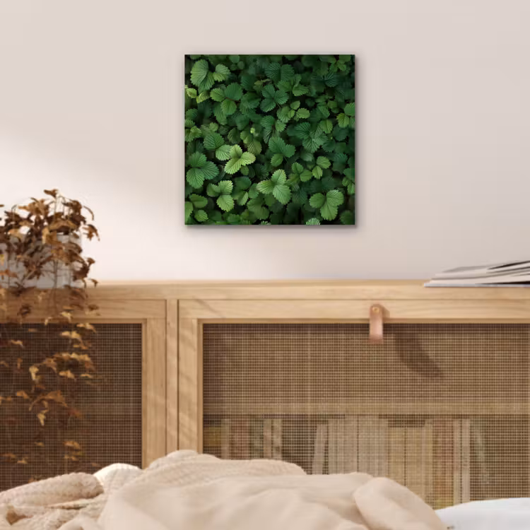 Aluminium schilderij - Groen - Bladeren - Kartel - Zonlicht — 4
