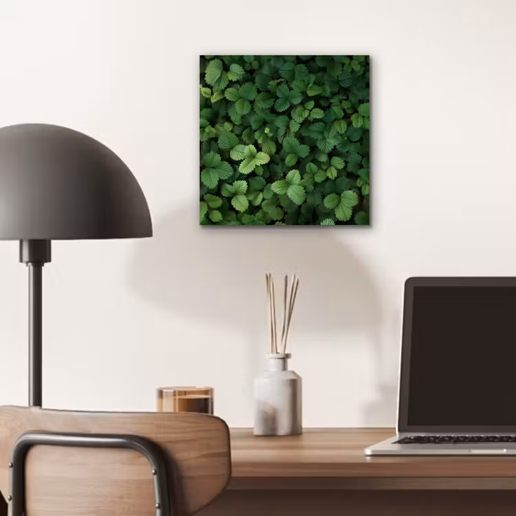 Aluminium schilderij - Groen - Bladeren - Kartel - Zonlicht — 6