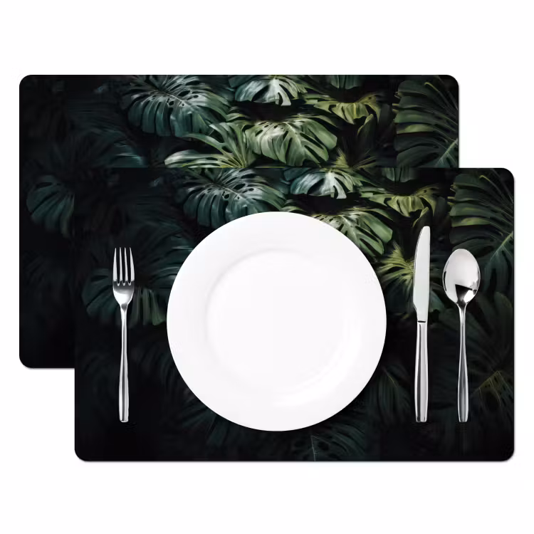 Placemat - 6 stuks - Plant - Monstera - Lichtinval — 2