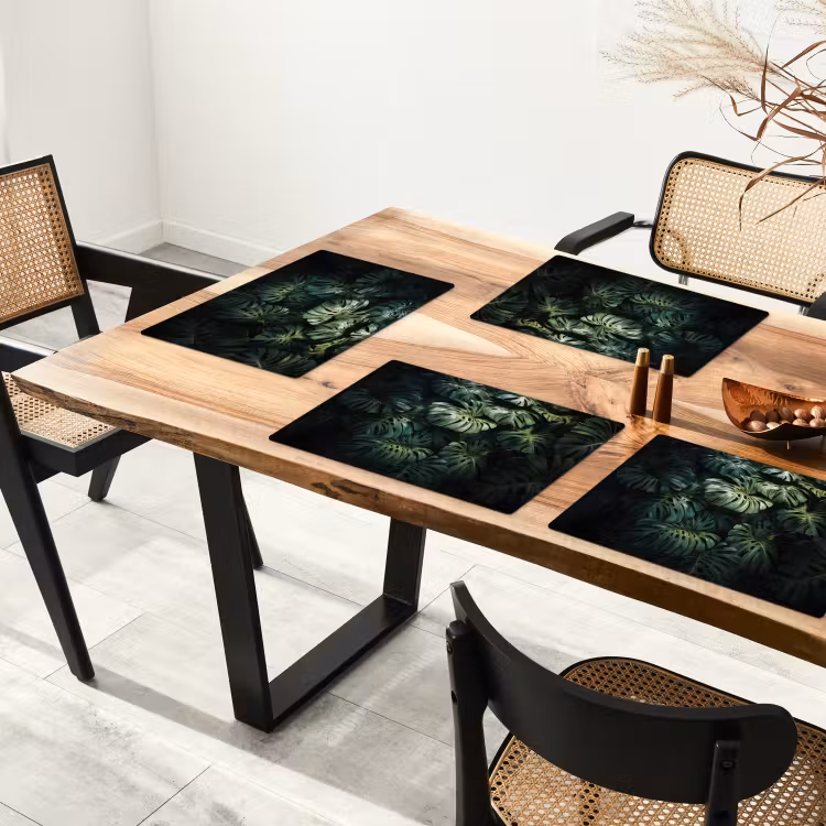 Placemat - 6 stuks - Plant - Monstera - Lichtinval — 5