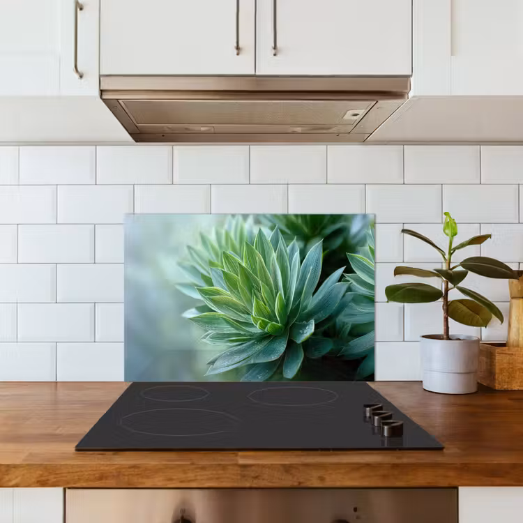Spatscherm keuken - Blad - Plant - Groen - Textuur — 6