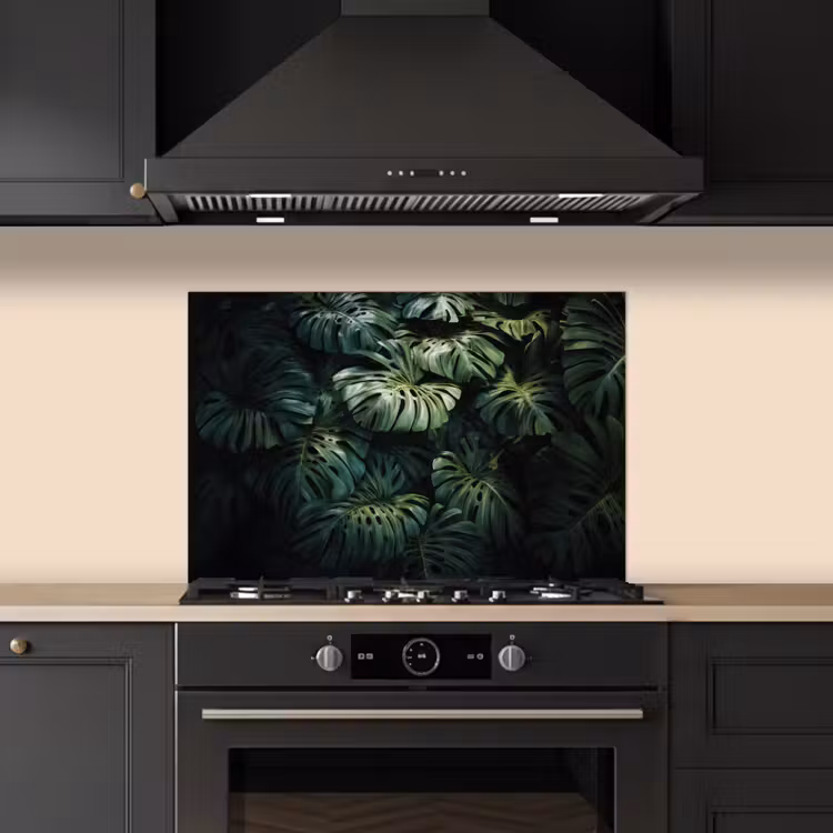 Spatscherm keuken - Plant - Monstera - Lichtinval — 2