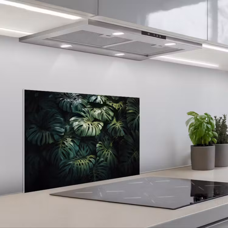 Spatscherm keuken - Plant - Monstera - Lichtinval — 5