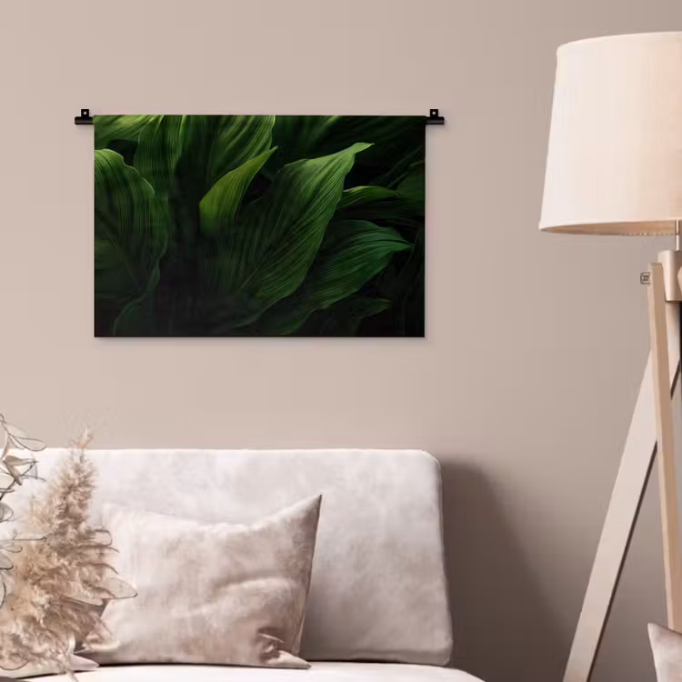 Wandkleed - Bladeren - Schaduw - Groen - Textuur — 2