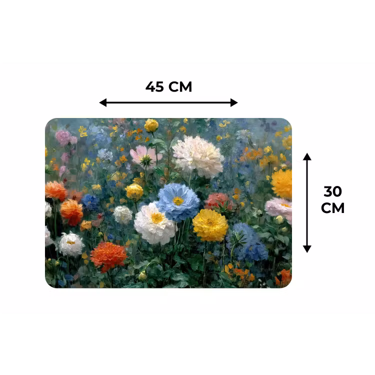 Placemat - 6 stuks - Close-up - Veld - Bloemen - Kleurrijk — 3