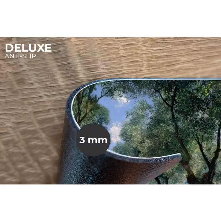 Placemat - 6 stuks - Pad - Bomen - Schaduw - — 4