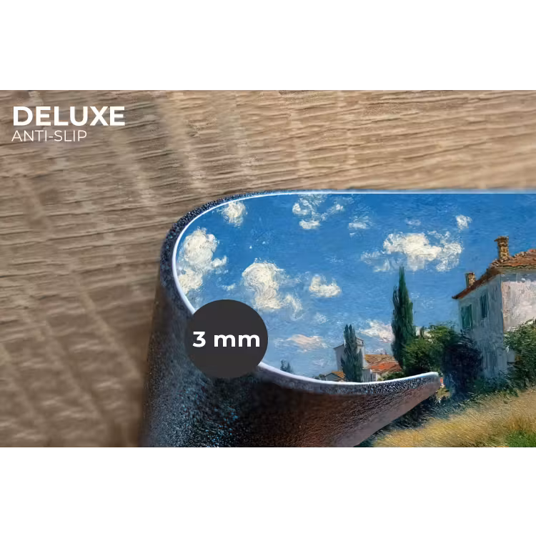 Placemat - 6 stuks - Zandpad - Huis - Bomen - Grasveld — 4