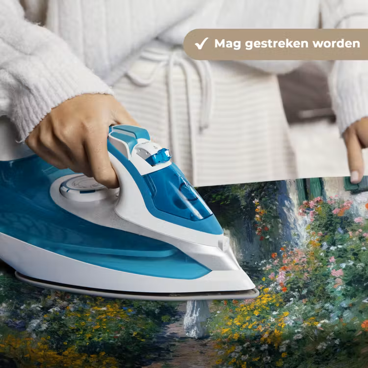 Wandkleed - Kat - Vrouw - Bloemen - Huis — 6