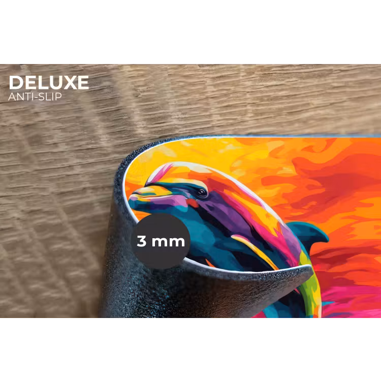 Placemat - 6 stuks - Dolfijn - Kleurrijk - Oceaan - Koraal — 4