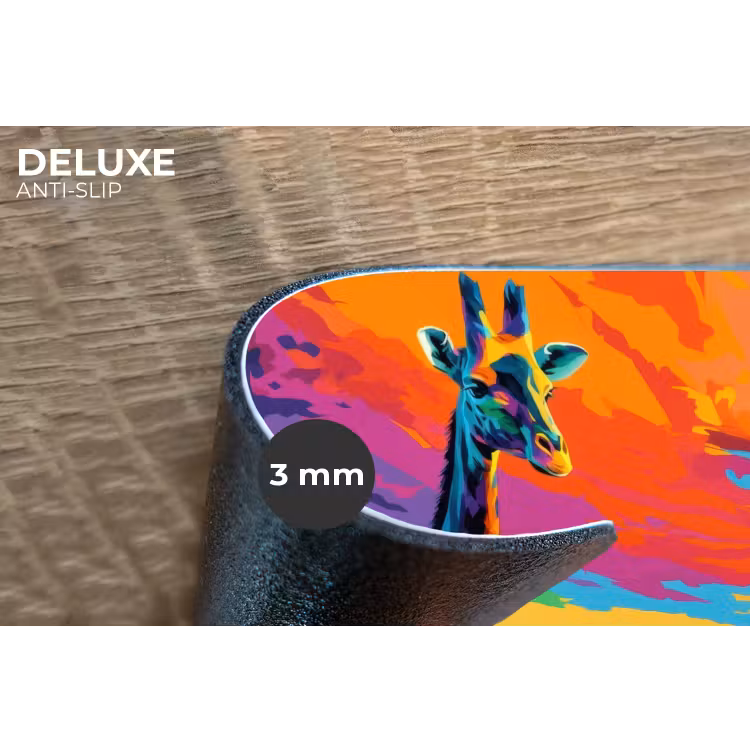 Placemat - 6 stuks - Giraffe - Savanna - Lucht - Gekleurd — 4
