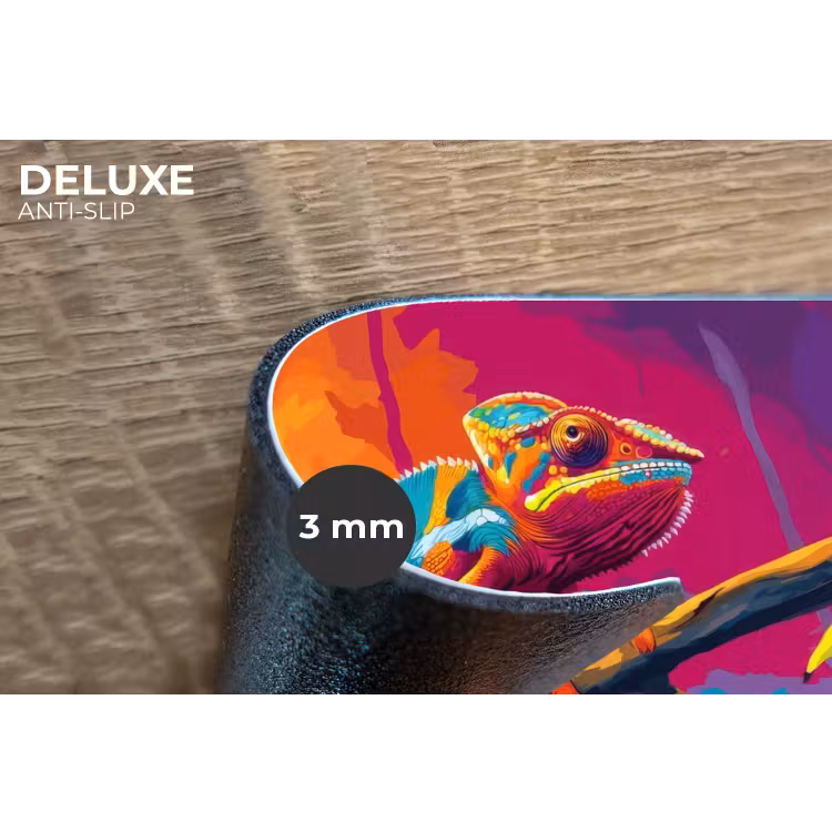 Placemat - 6 stuks - Kameleon - Tak - Gestreept - Bladeren — 4