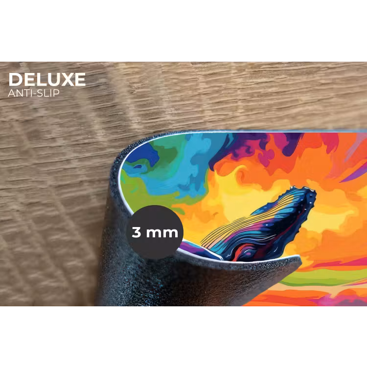 Placemat - 6 stuks - Zonsondergang - Walvis - Geschilderd - Kleurrijk — 4