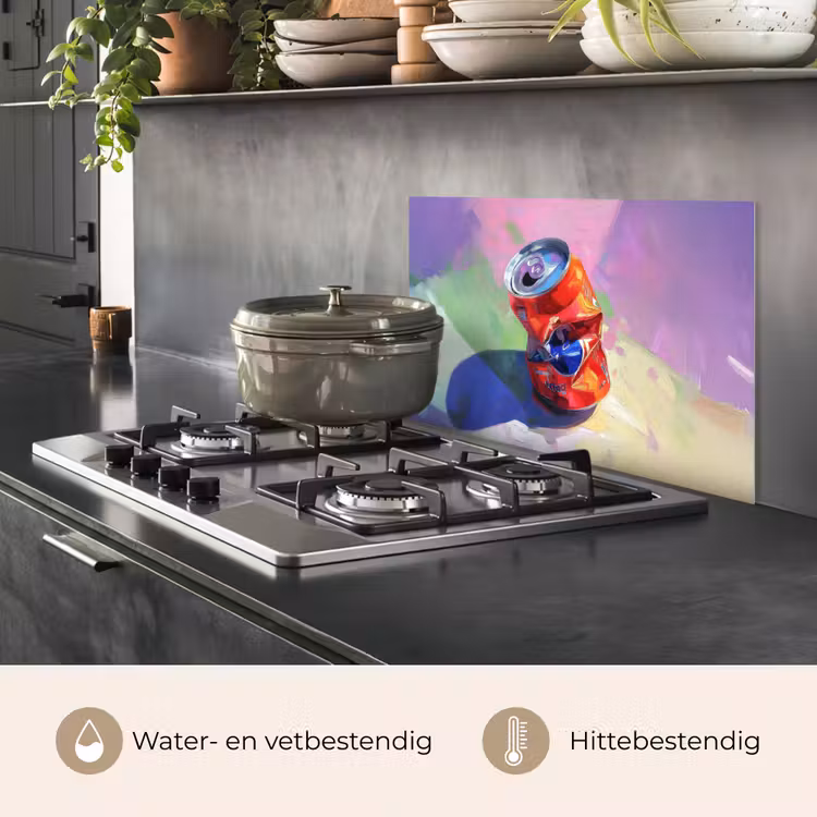 Spatscherm keuken - Frisdrank - Blik - Paars — 7