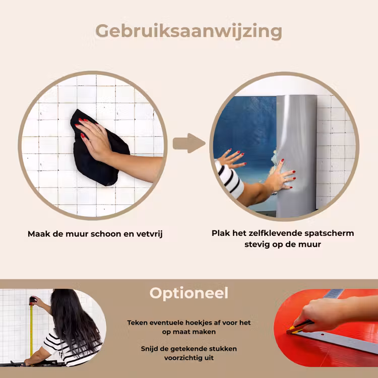 Spatscherm keuken - Ijshoorn - Bolletjes - Smelt - Roze — 8