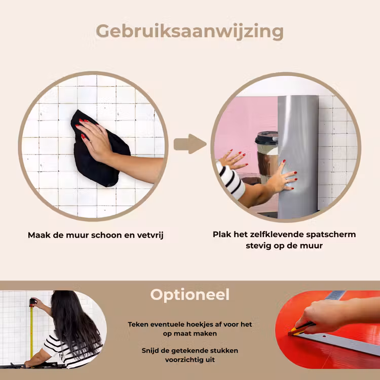 Spatscherm keuken - Koffiebekers - Deksel - Verf - Textuur — 8
