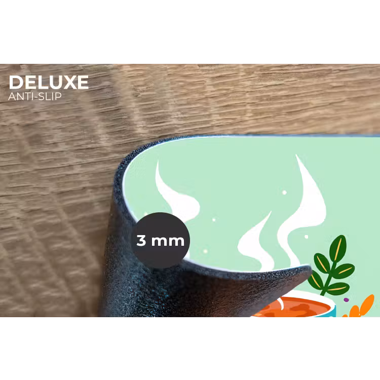 Placemat - 6 stuks - Thee - Illustratie - Kopjes - Bloemen — 4