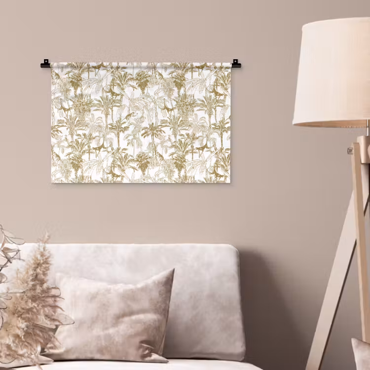 Wandkleed - Apen - Jungle - Abstract - Beige — 2