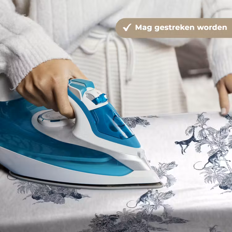 Wandkleed - Aap - Palmboom - Blauw — 6