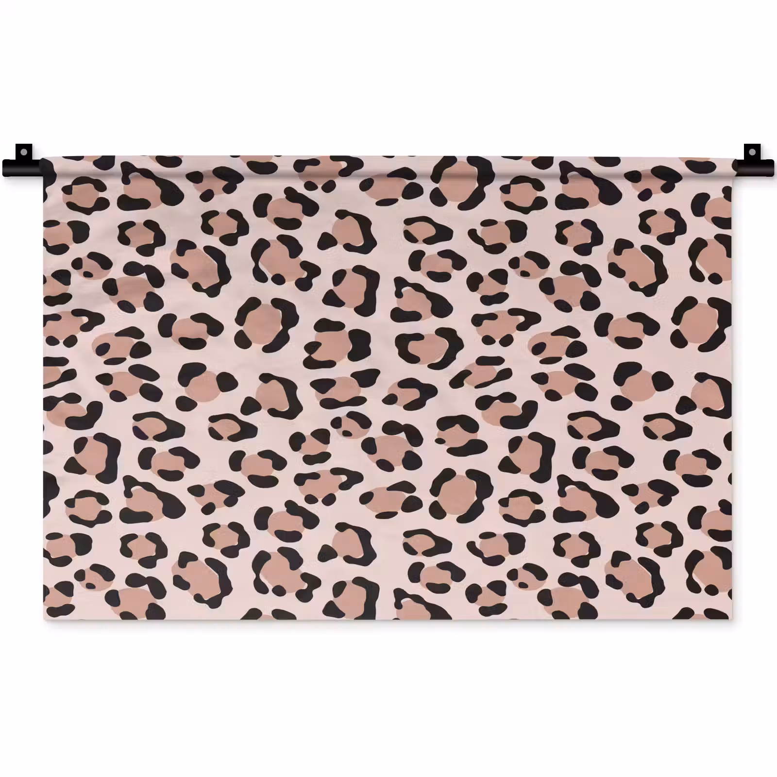 Wandkleed - Vlekken - Beige - Luipaard — 1
