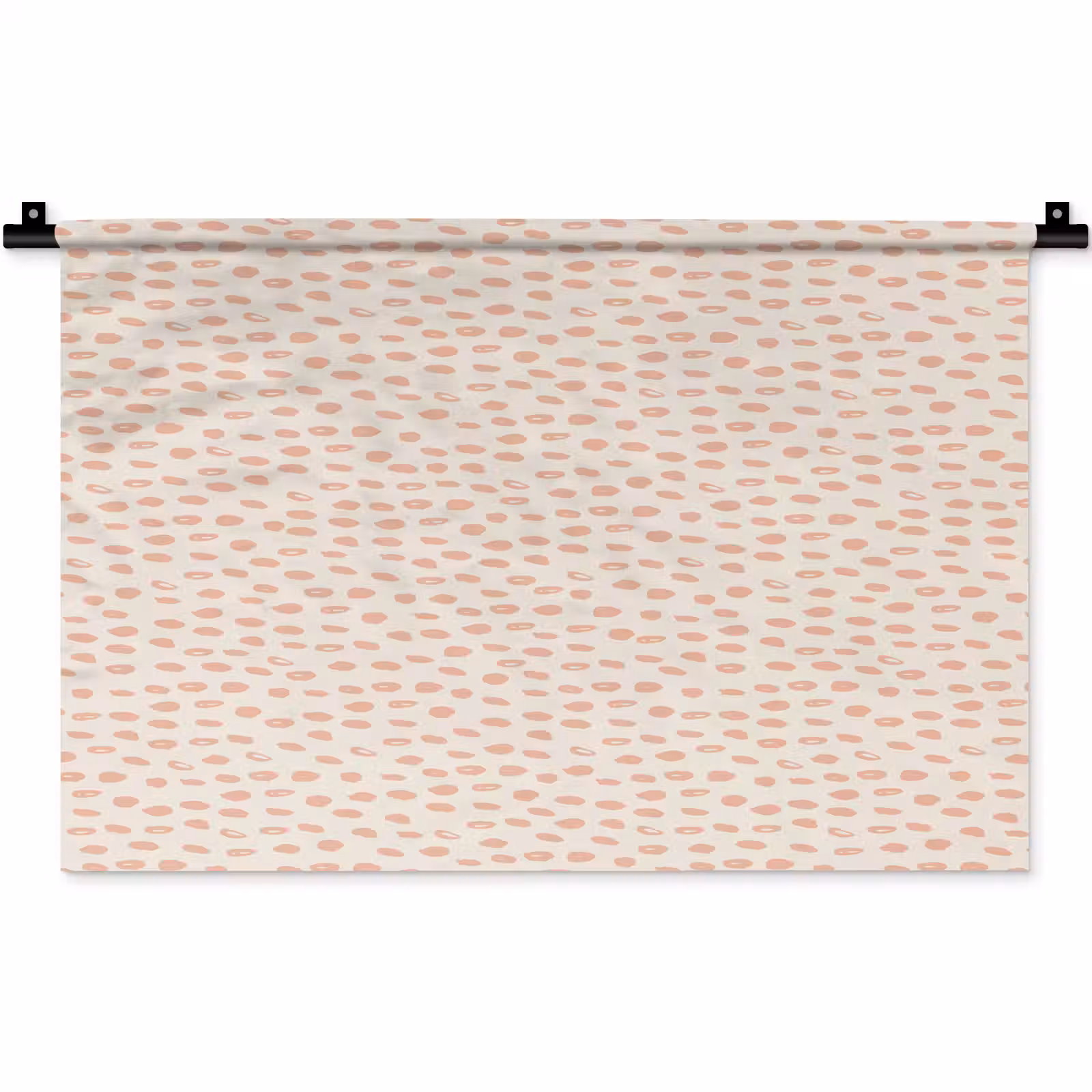 Wandkleed - Rondjes - Patroon - Roze — 1
