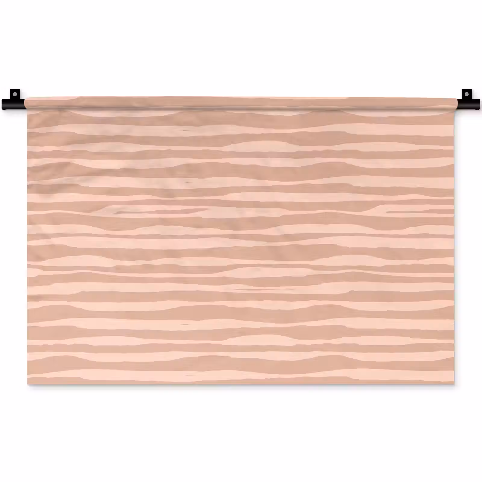 Wandkleed - Strepen - Roze - Patroon — 1