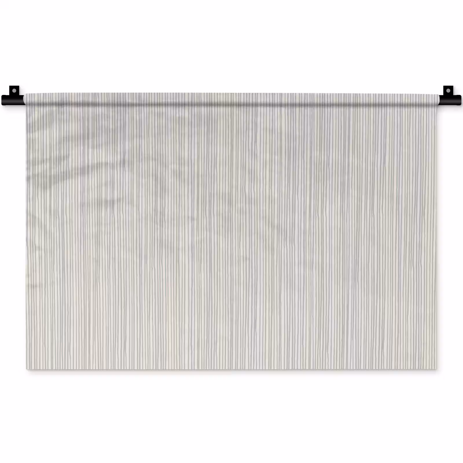 Wandkleed - Verticaal - Strepen - Patroon - Blauw — 1