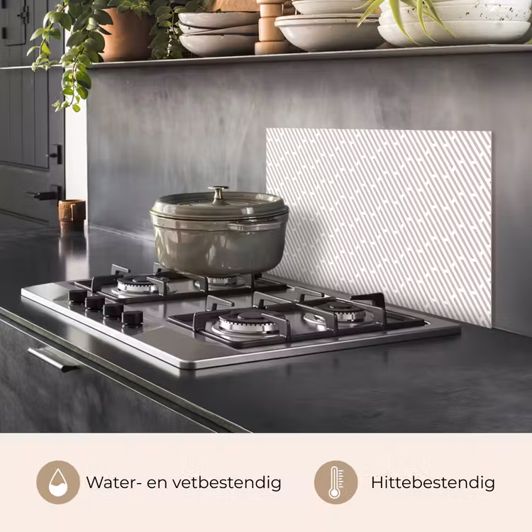 Spatscherm keuken - Grafisch - Patroon - Modern — 6