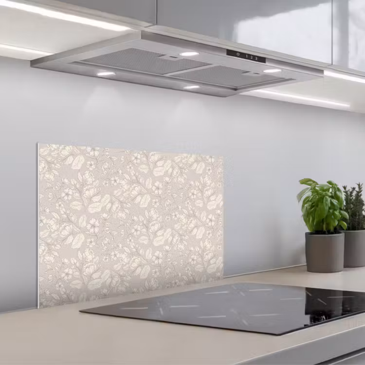 Spatscherm keuken - Pioenrozen - Bloesem - Bessen — 4
