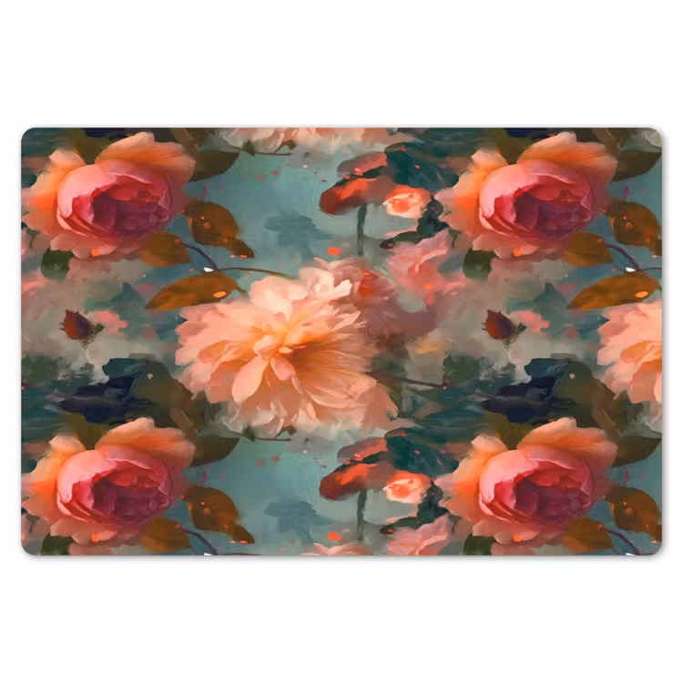 Placemat - 6 stuks - Roze - Patroon - Bloemen — 7