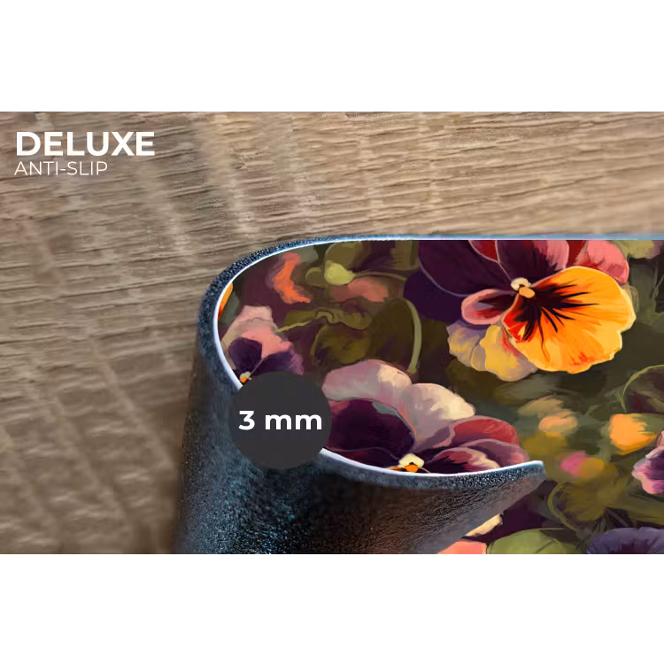 Placemat - 6 stuks - Warm - Patroon - Penseel - Viooltjes — 4
