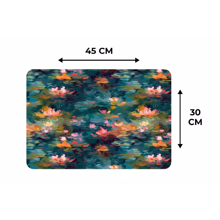 Placemat - 6 stuks - Waterlelies - Vijver - Water — 3