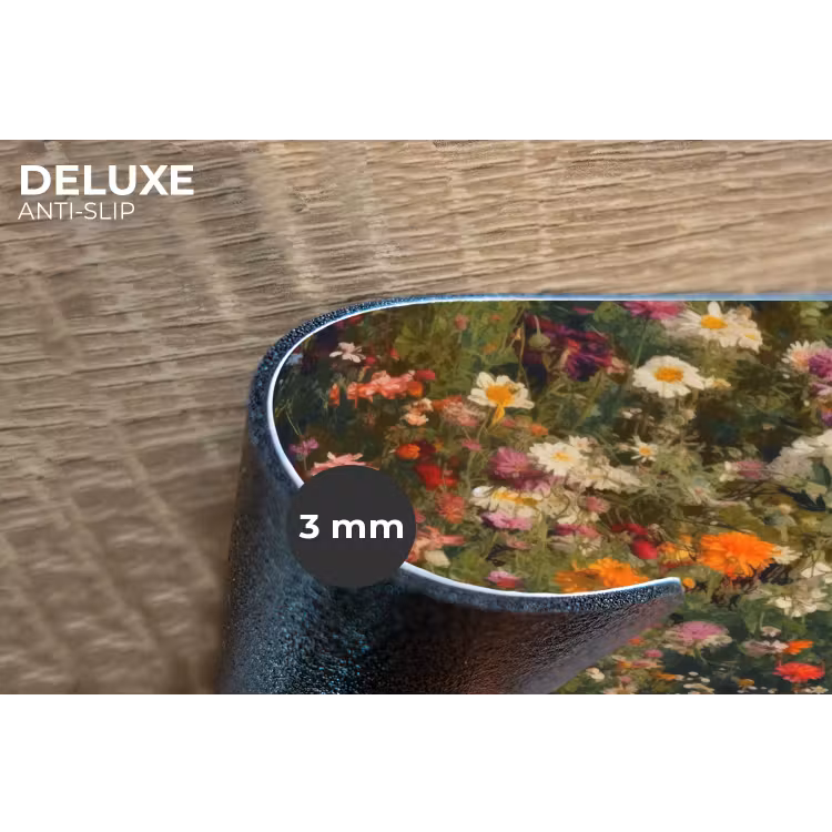 Placemat - 6 stuks - Bloemenveld - Kleuren - Verf — 4