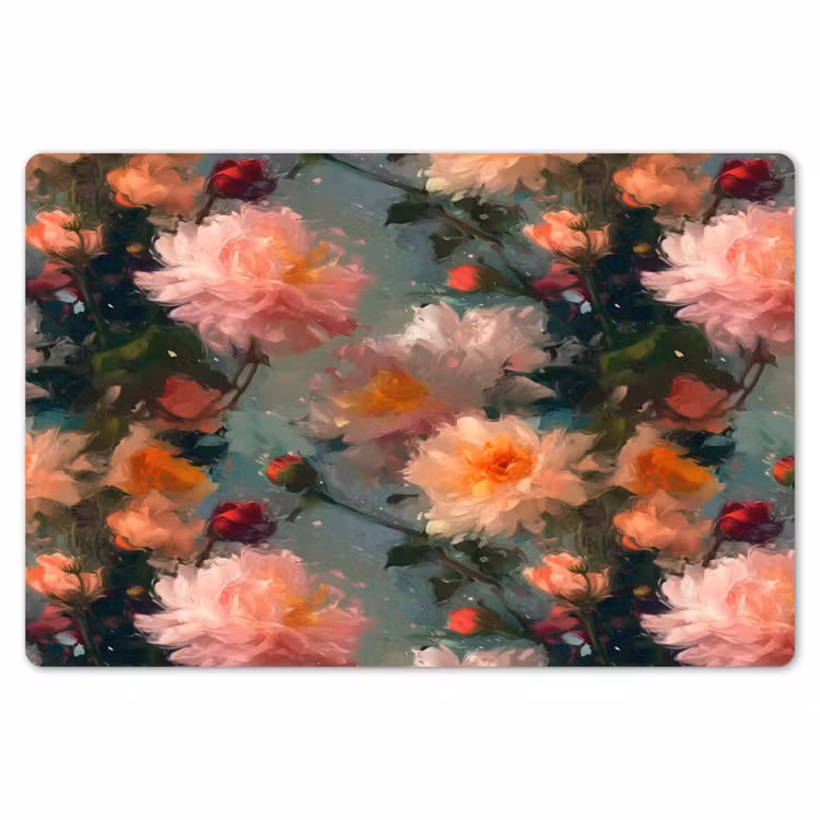 Placemat - 6 stuks - Dahlia - Bloemen - Patroon — 7