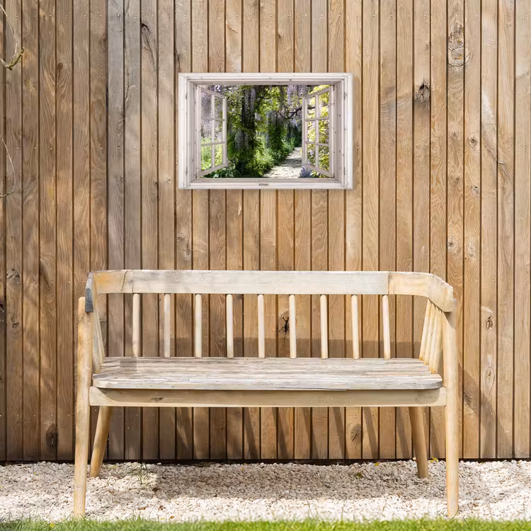 Buiten canvas - Uitzicht op Wisteria-Tuin — 3