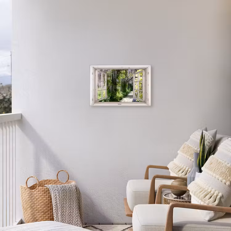 Buiten canvas - Uitzicht op Wisteria-Tuin — 4