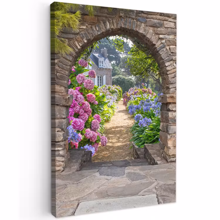 Buiten canvas - Verstopte tuin