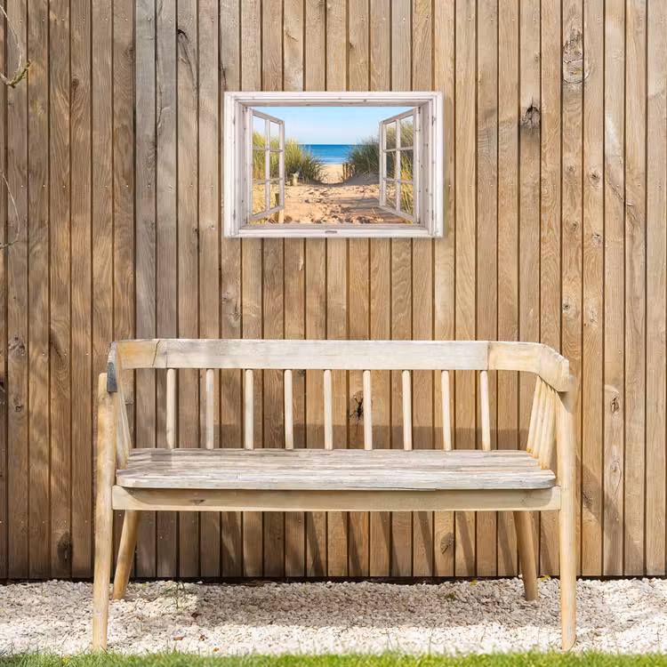 Buiten canvas - Uitzicht op Strandpad tussen duinen — 3