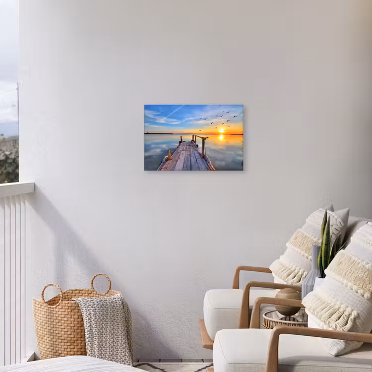 Buiten canvas - Rustige Zonsondergang — 4