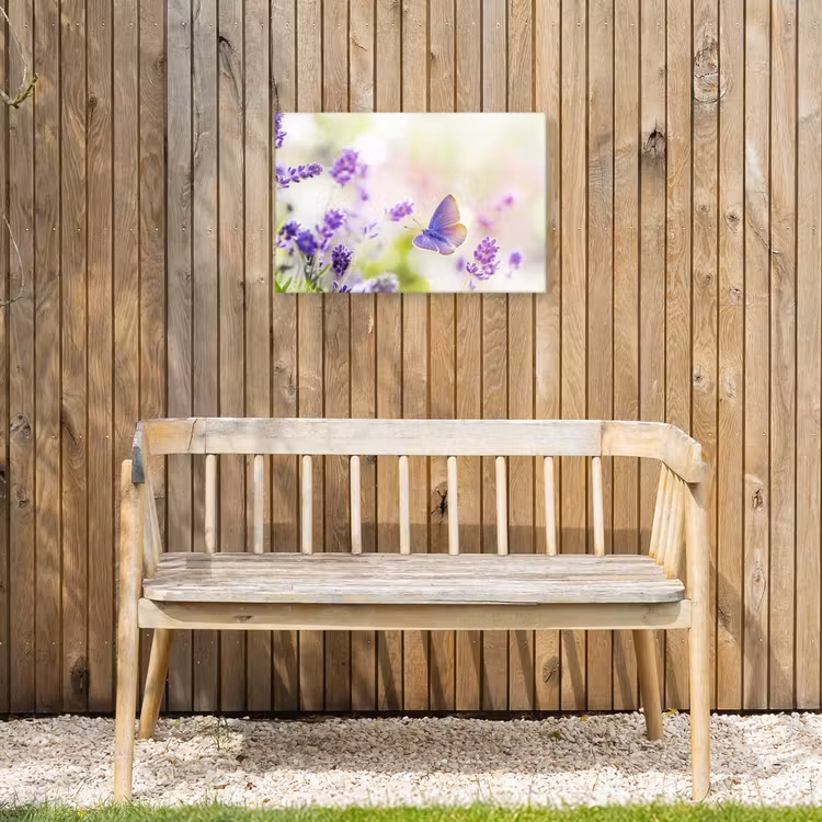 Buiten canvas - Lavendel - Vlinder - Bloemen — 3