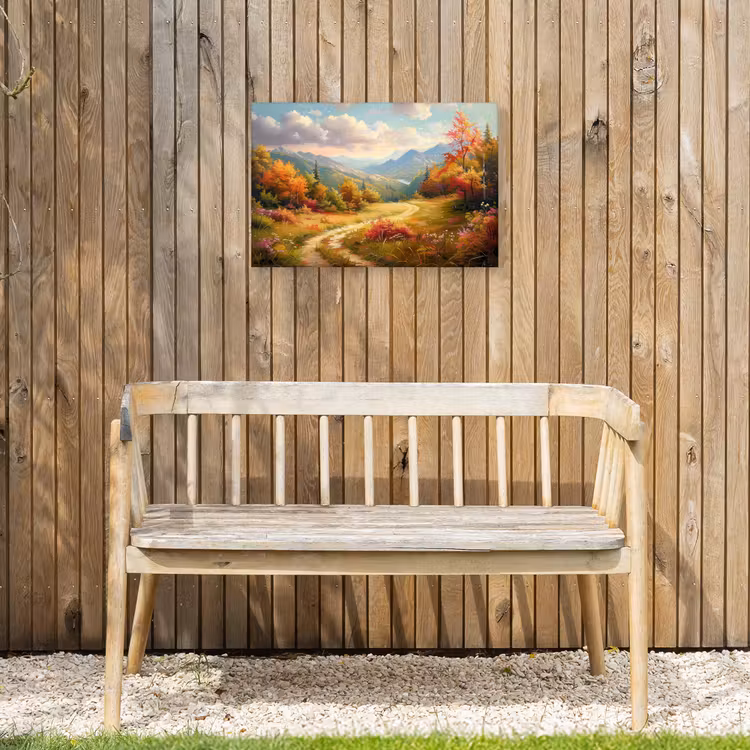Buiten canvas - Landschap - Illustratie - Natuur — 3