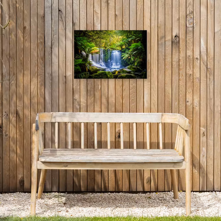 Buiten canvas - Jungle - Waterval - Australië - Planten - Natuur — 3