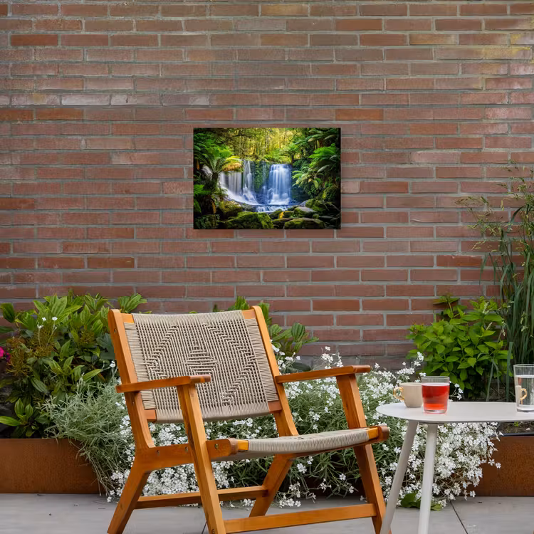 Buiten canvas - Waterval in het Regenwoud — 2