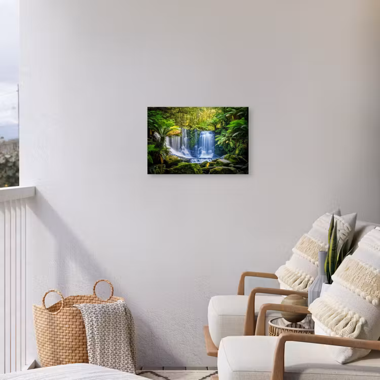 Buiten canvas - Waterval in het Regenwoud — 4