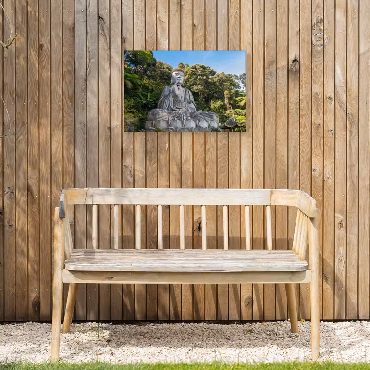 Buiten canvas - Grote Boeddha in de natuur — 3
