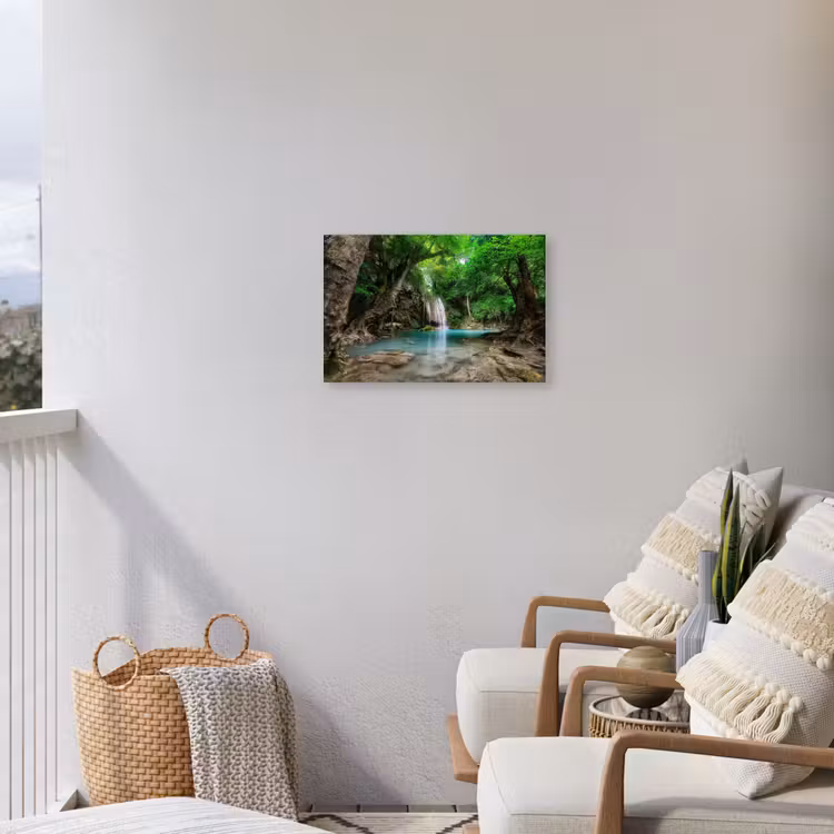 Buiten canvas - Kristalheldere Waterval — 4