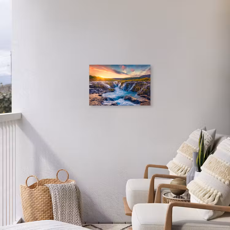 Buiten canvas - Watervallen in de Ochtendgloren — 4