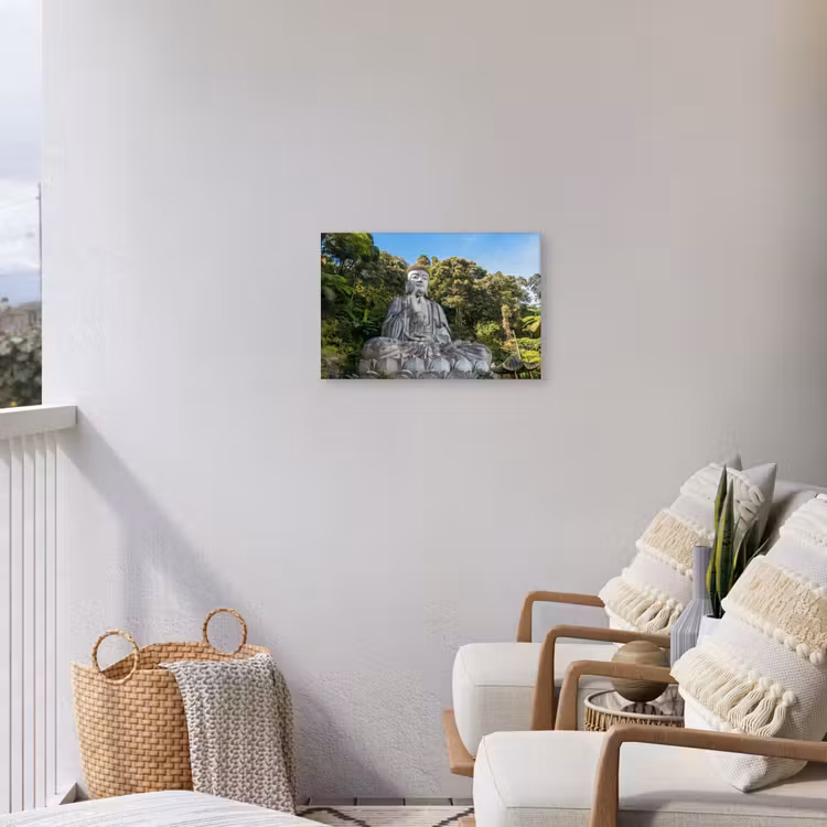 Buiten canvas - Boeddha beelden - Jungle - Buddha - Spiritualiteit - Mediteren — 4