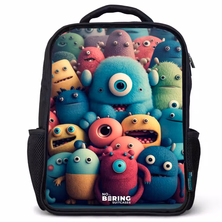 Kinder rugzak - Zachte en bolle monsters — 1