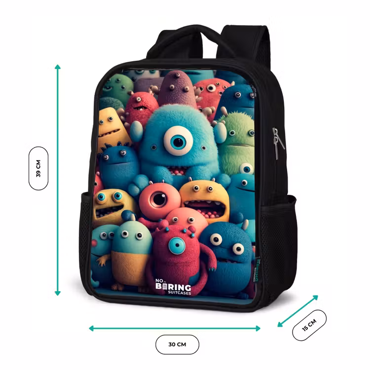 Kinder rugzak - Zachte en bolle monsters — 5
