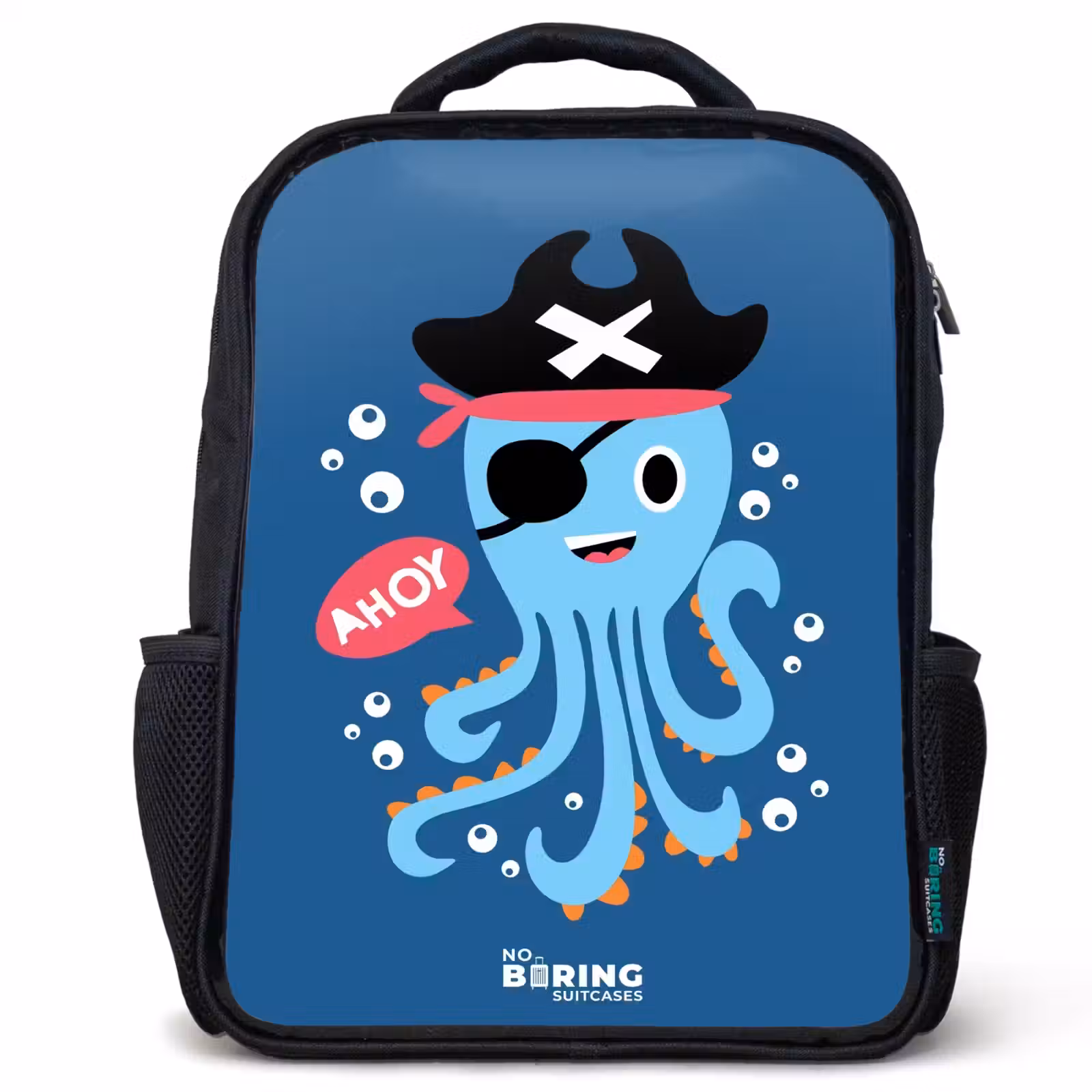 Kinder rugzak - Piraten octopus met een hoed — 1